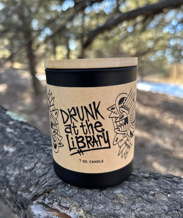 Drunk at the Library 7oz hand poured soy candle — small batch Colorado made by SÖZ Bazaar