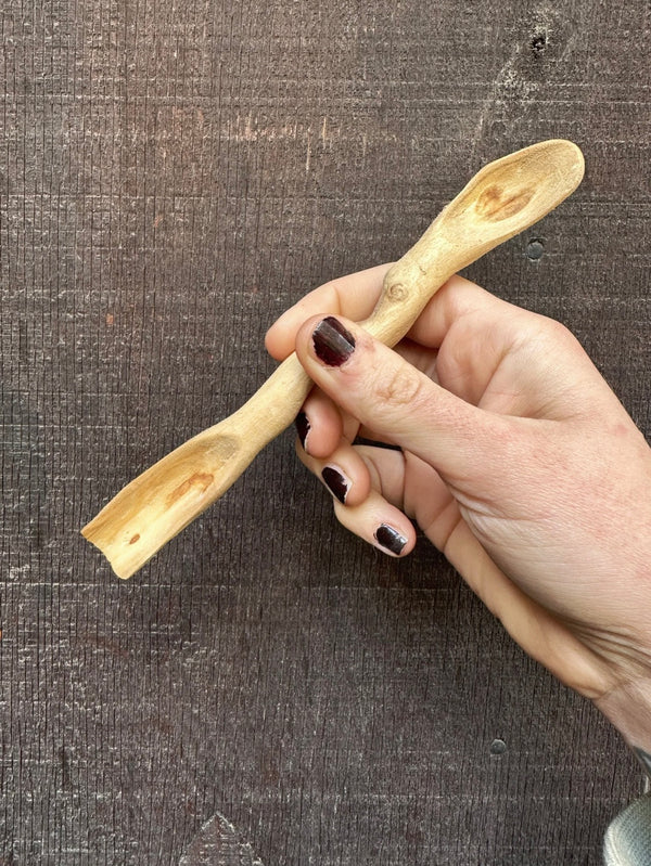 Aspen spoon and shovel combo hand carved 1 of 1 — Colorado aspen food safe SÖZ Bazaar