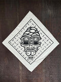 Bazaar screen printed cotton bandana — water-based ink handmade by SÖZ Bazaar Colorado