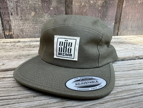 SOZ camper hat five panel hand printed patch cap — Colorado outdoor made by SÖZ Bazaar