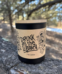 Drunk at the Library 7oz hand poured soy candle — small batch Colorado made by SÖZ Bazaar