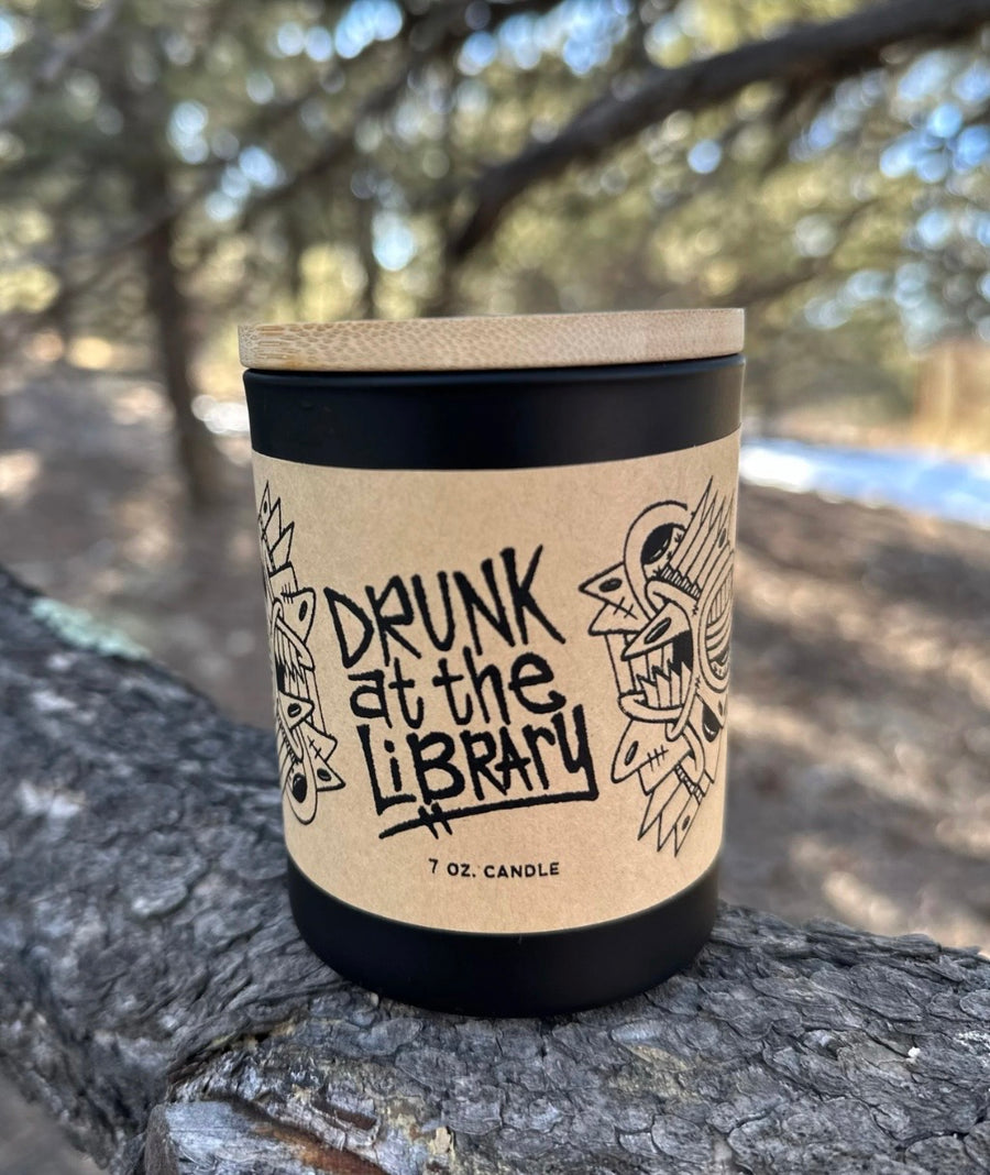 Drunk at the Library 7oz hand poured soy candle — small batch Colorado made by SÖZ Bazaar