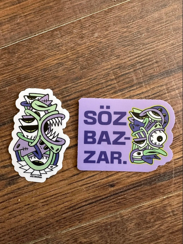 SOZ Bazaar illustrated sticker pack — Colorado curated by SÖZ Bazaar