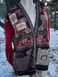 Vintage Pendleton sweater 1 of 1 wool rework — Adam Toksöz SÖZ Bazaar Colorado detials