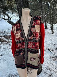 Vintage Pendleton sweater 1 of 1 wool rework — Adam Toksöz SÖZ Bazaar Colorado front
