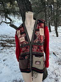 Vintage Pendleton sweater 1 of 1 wool rework — Adam Toksöz SÖZ Bazaar Colorado