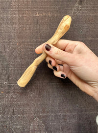 Aspen spoon and shovel combo hand carved 1 of 1 — Colorado aspen food safe SÖZ Bazaar back