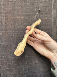 Wavy aspen shovel hand carved wooden utensil 1 of 1 — Colorado aspen food safe SÖZ Bazaar